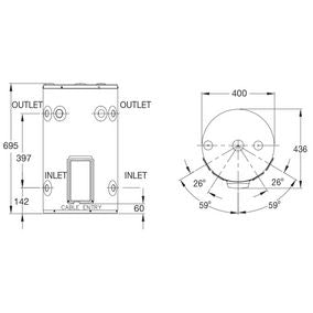 Vulcan DUOMAX 50L 3.6kW Electric - 6D1050G7