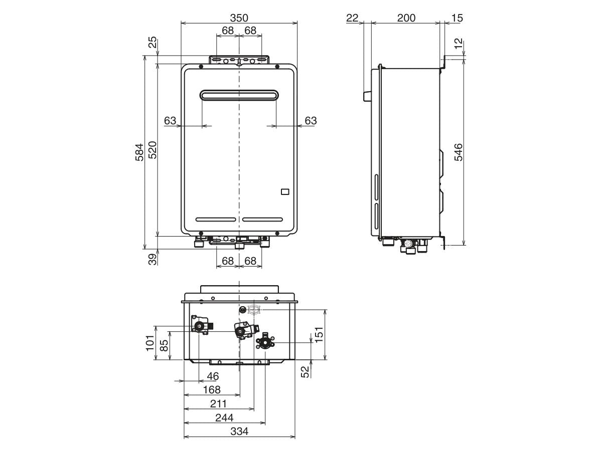 Thermann G-Series 20L 60 degree N/G Continous Flow Hot Water System