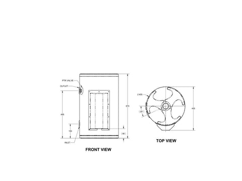 Thermann Commercial 50L 3X3.6kW Electric - 50THMC336