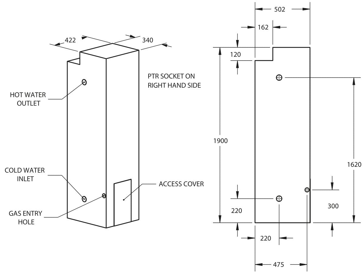 Thermann 4 Star 170L Natural Gas Hot Water System