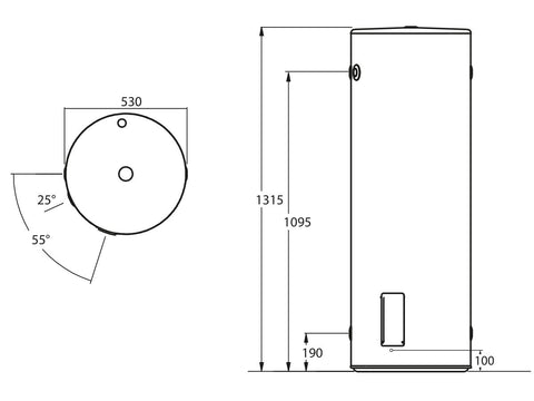 Thermann 160L 3.6kW Electric - 160THMB136