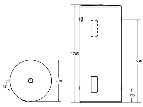 Thermann 315L 3.6kW Electric Twin Element - 315THMB236